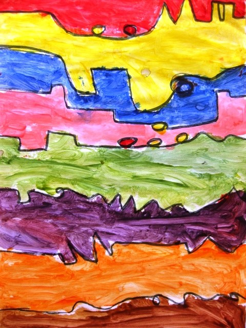 I love how the markers bring out the lines and color