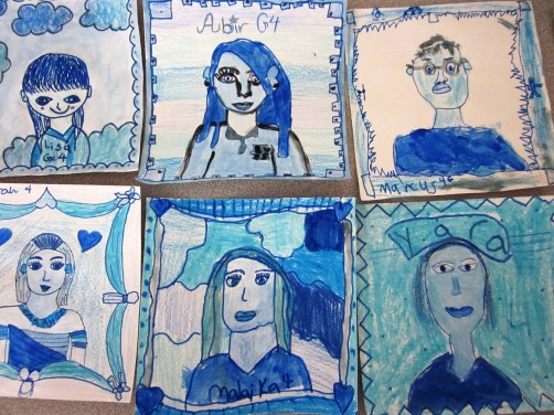 Mini Me Self-Portraits | ART LESSONS FOR KIDS